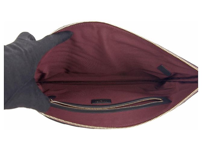 Chanel Clutch Grande Classica in Pelle Caviar Nero - vista 7