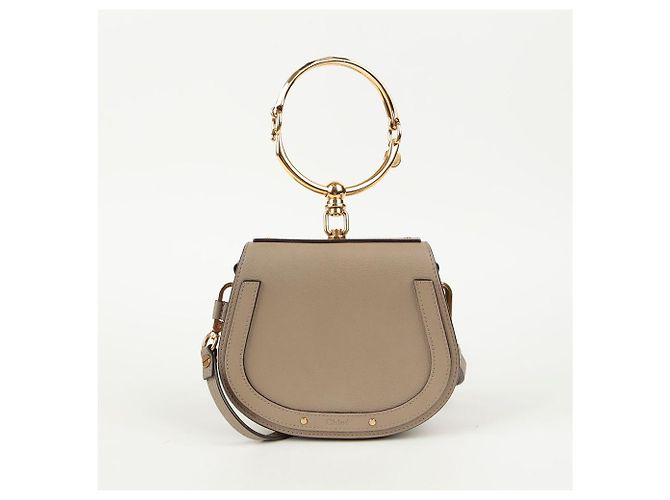 Chloé Saco de Ombro Nile Small Tote Cinza - vista 2