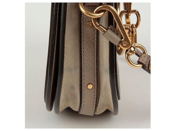 Chloé Saco de Ombro Nile Small Tote Cinza - vista 7