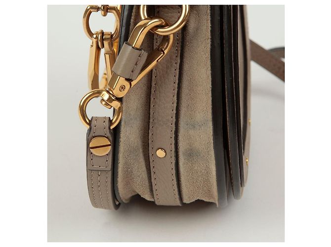 Chloé Saco de Ombro Nile Small Tote Cinza - vista 8