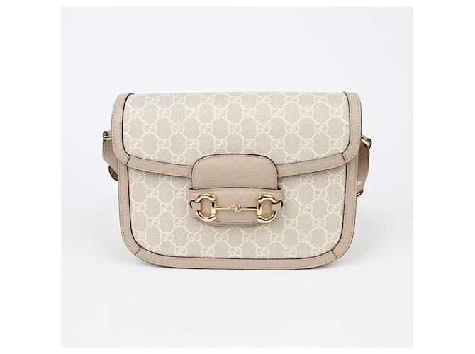 Gucci Borsa a tracolla Medium Horsebit Marrone - vista 2