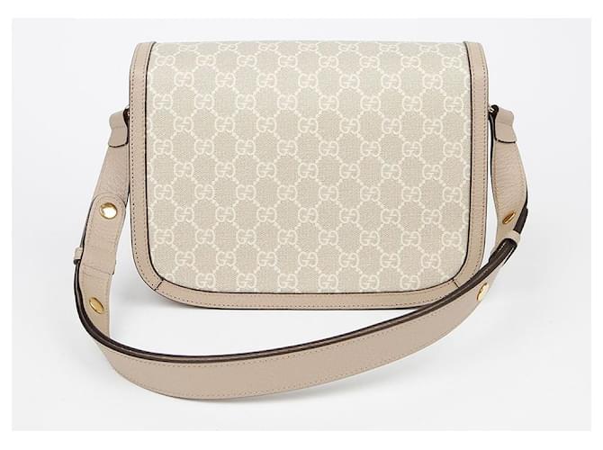 Gucci Borsa a tracolla Medium Horsebit Marrone - vista 4