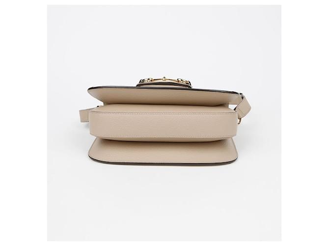 Gucci Borsa a tracolla Medium Horsebit Marrone - vista 7