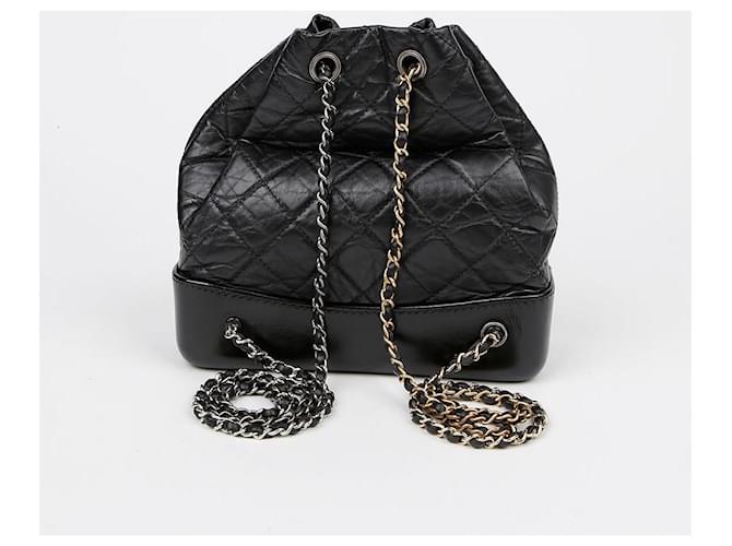 Chanel Zaino Piccolo Gabriel Nero - vista 4