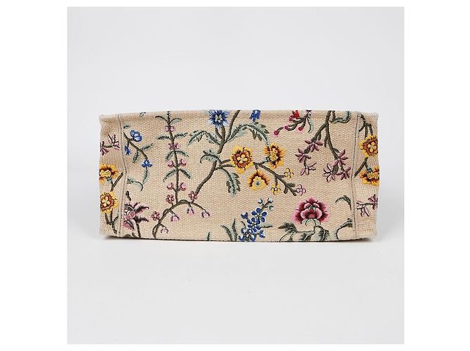 Saco Tote Dior em Ráfia Bege Marrom - vista 6