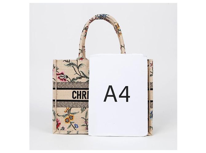 Saco Tote Dior em Ráfia Bege Marrom - vista 7
