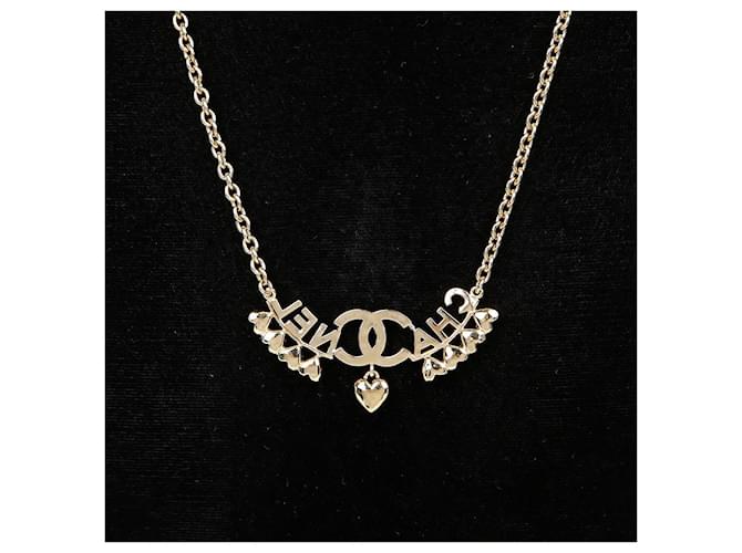 Chanel Collana Cuore con Logo Cc Multicolore - vista 4