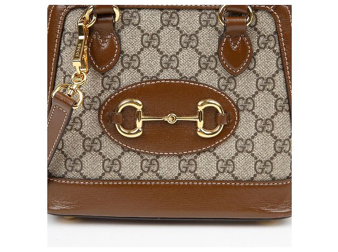 Gucci Mini borsa a tracolla Horsebit Marrone - vista 3