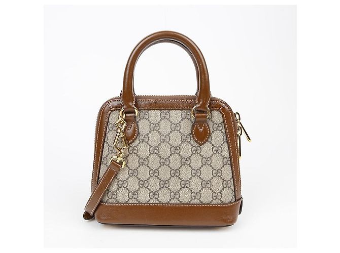 Gucci Mini borsa a tracolla Horsebit Marrone - vista 4