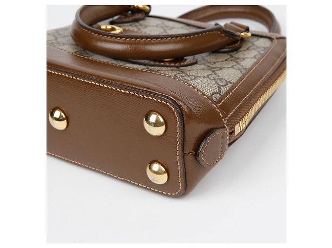 Gucci Mini borsa a tracolla Horsebit Marrone - vista 8