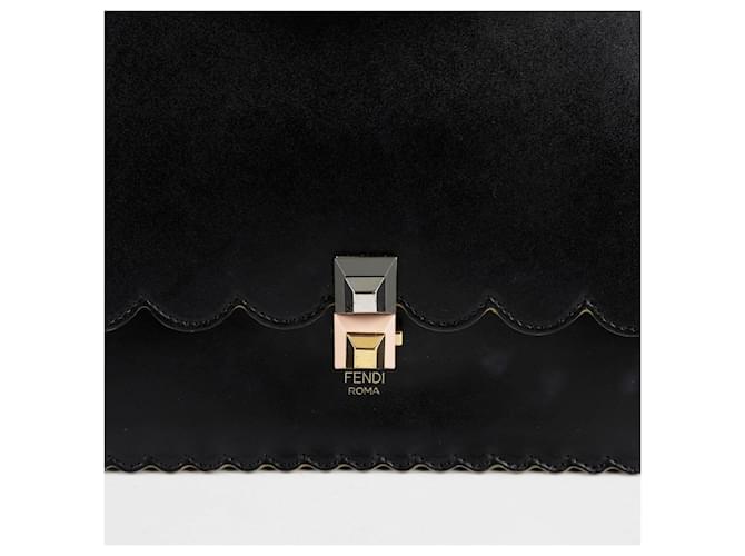 Fendi Borsa a spalla tote Medium Can Nero - vista 2