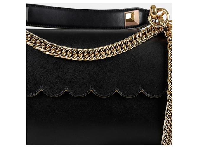 Fendi Borsa a spalla tote Medium Can Nero - vista 6