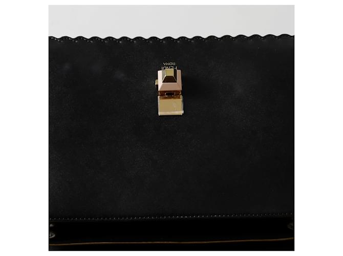 Fendi Borsa a spalla tote Medium Can Nero - vista 8