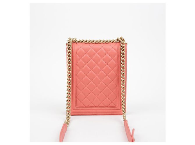 Chanel Borsa a tracolla Boy North South Flap Bianco - vista 4