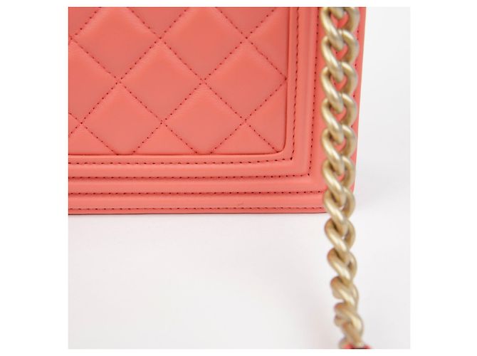 Chanel Borsa a tracolla Boy North South Flap Bianco - vista 5