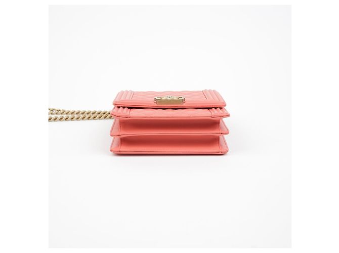 Chanel Borsa a tracolla Boy North South Flap Bianco - vista 7