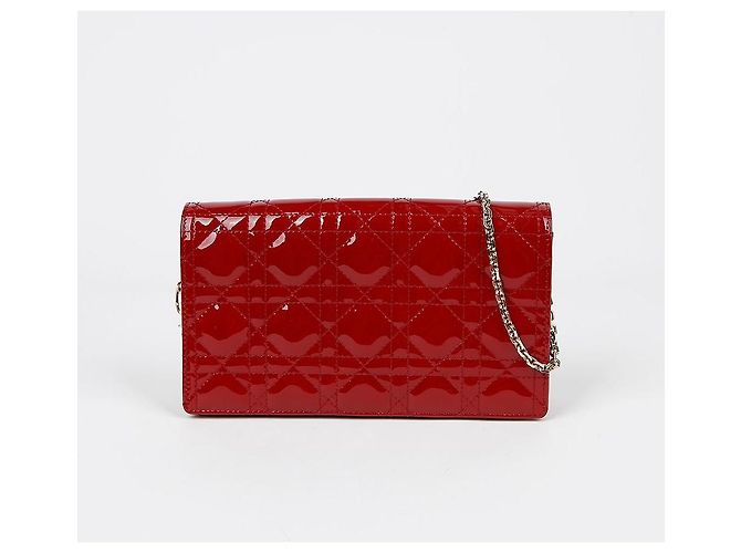 Dior Borsa a tracolla Lady Pouch Rosso - vista 2
