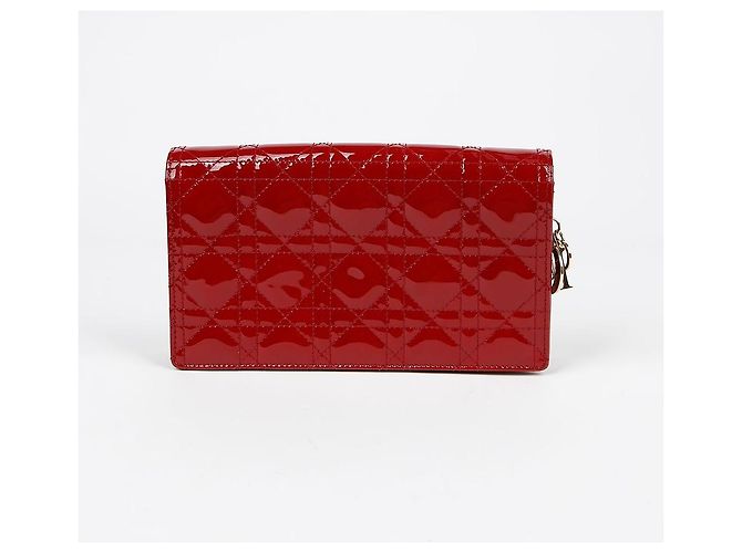 Dior Borsa a tracolla Lady Pouch Rosso - vista 3