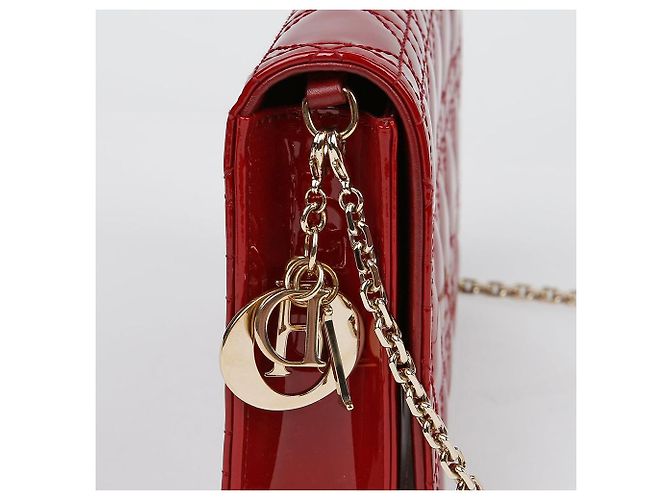Dior Borsa a tracolla Lady Pouch Rosso - vista 4