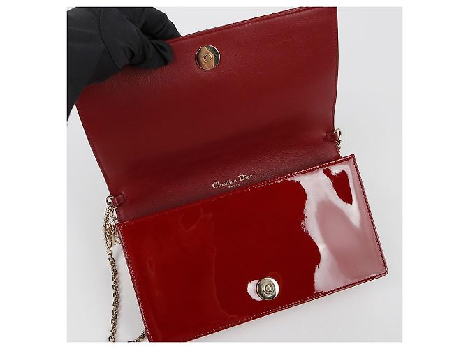 Dior Borsa a tracolla Lady Pouch Rosso - vista 6