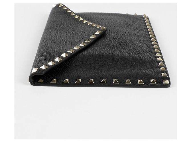 Valentino Garavani Clutch a Busta Rockstud Nero - vista 5