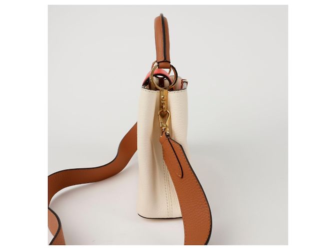Louis Vuitton Borsa a Tracolla Capucines Bb Tote Marrone - vista 6