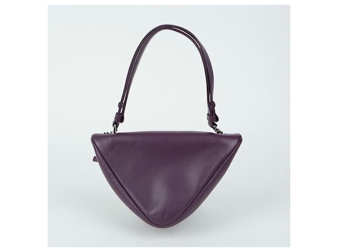 Prada Borsa a Tracolla Triangle Porpora - vista 4