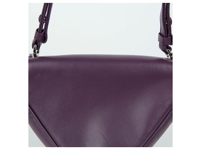 Prada Borsa a Tracolla Triangle Porpora - vista 5