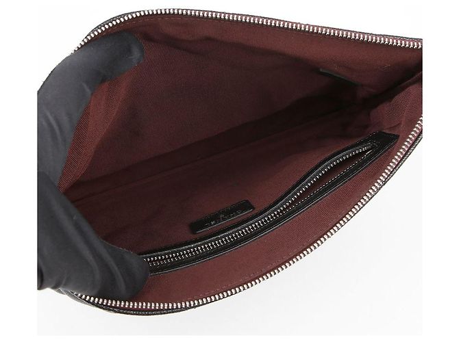 Chanel Caviar Classic New Medium Clutch Nero - vista 9