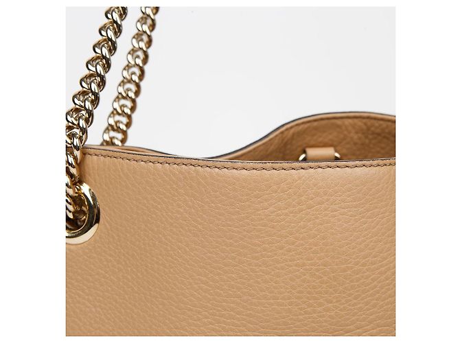 Gucci Borsa a tracolla con catena e nappe Arancione - vista 4