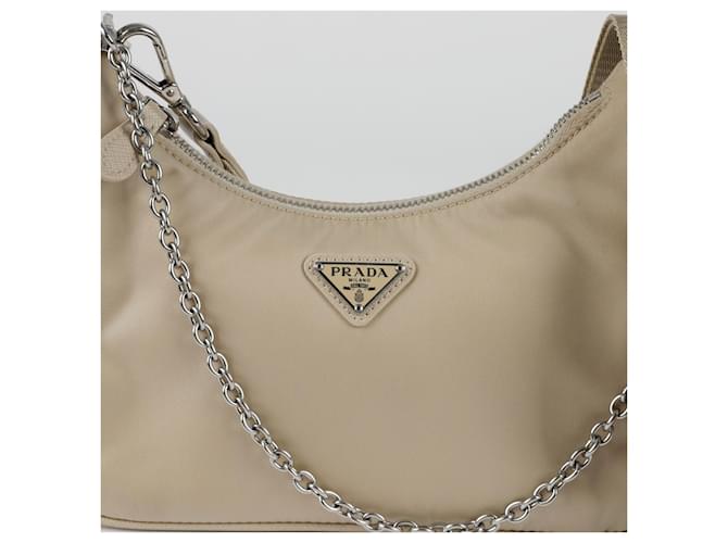 Prada Borsa a tracolla e spalla Re Edition Multi Hobo Marrone - vista 2