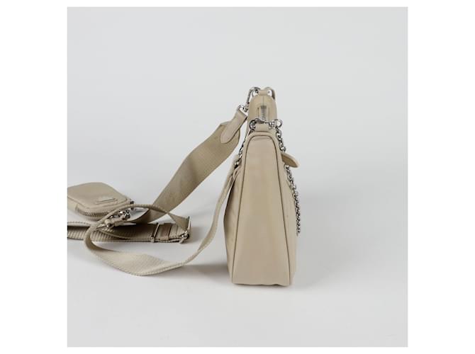 Prada Borsa a tracolla e spalla Re Edition Multi Hobo Marrone - vista 6