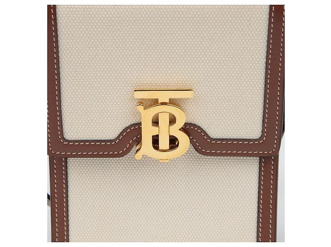 Burberry Tb Romyn Mini Schultertasche Crossbody Braun - Ansicht 2