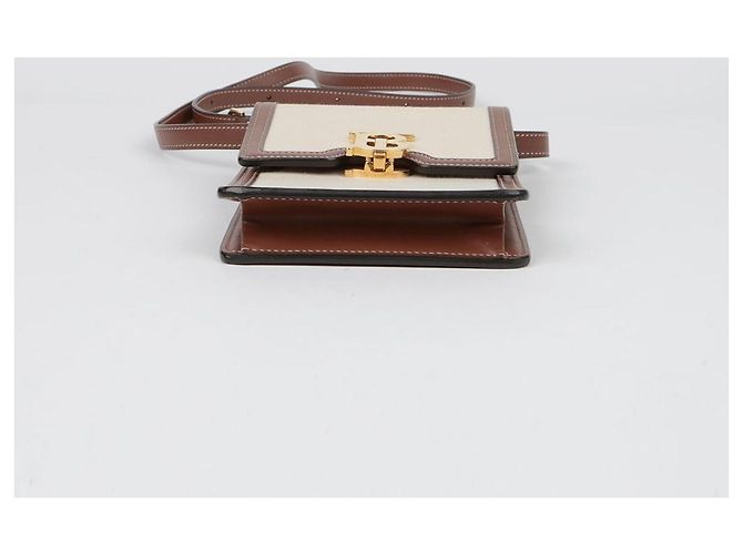 Burberry Tb Romyn Mini Schultertasche Crossbody Braun - Ansicht 7