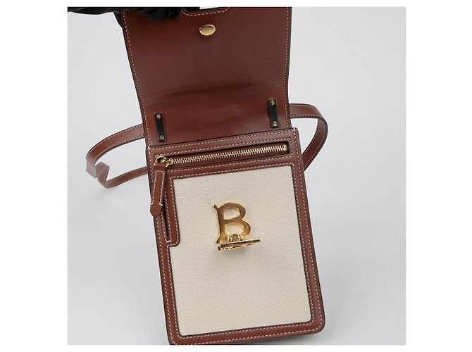 Burberry Tb Romyn Mini Schultertasche Crossbody Braun - Ansicht 8