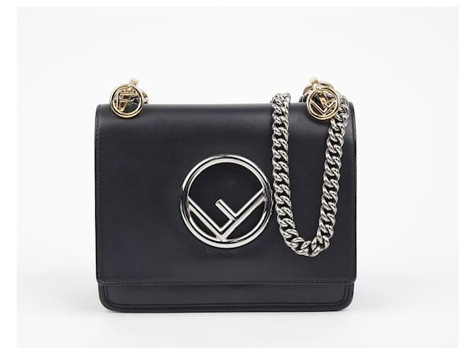 Fendi Borsa a tracolla Kan Small Nero - vista 2