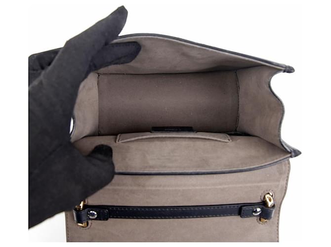 Fendi Borsa a tracolla Kan Small Nero - vista 9