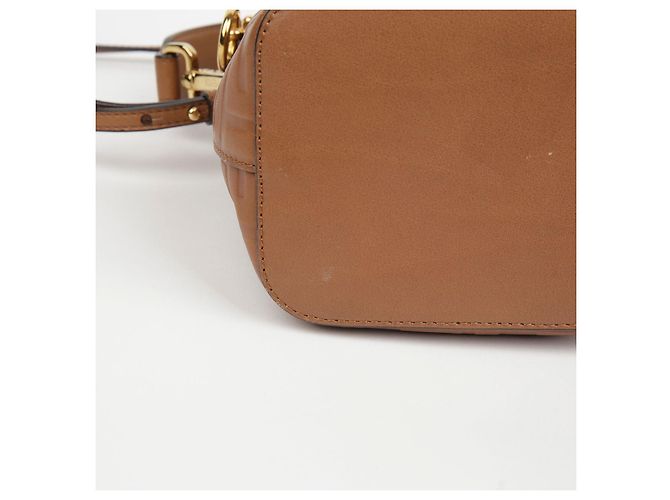 Fendi Borsa a secchiello mini Montreux da spalla Marrone - vista 8