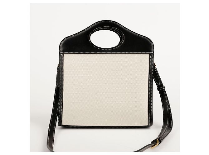 Burberry Mini tote e borsa a tracolla Pocket Nero - vista 5