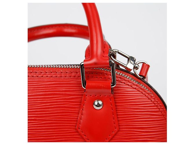Louis Vuitton Borsa a Tracolla Alma Bb Tote Rosso - vista 8