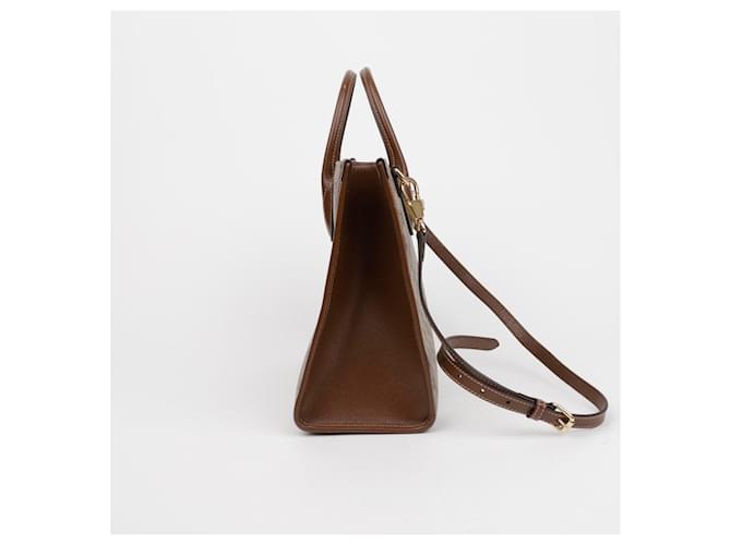 Gucci Borsa a spalla piccola Interlocking Marrone - vista 4