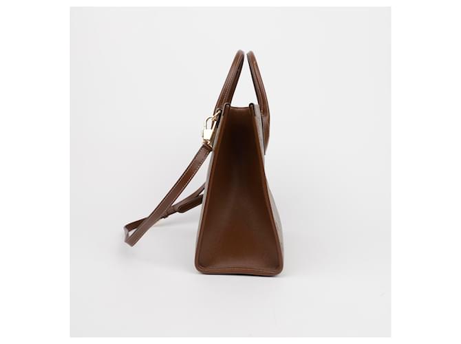 Gucci Borsa a spalla piccola Interlocking Marrone - vista 5