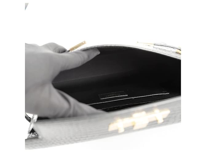 Saint Laurent Borsa a tracolla Manhattan Medium Nero - vista 8