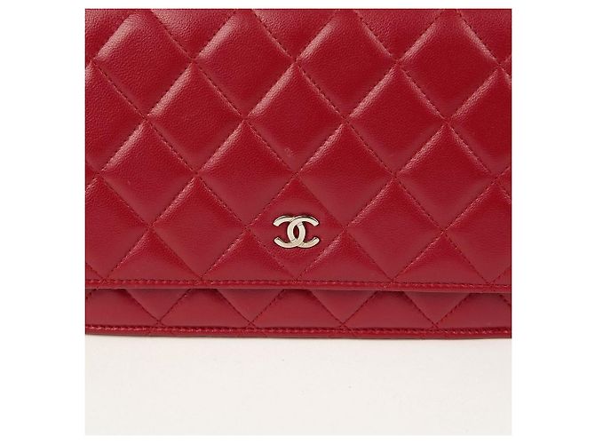 Chanel Borsa a tracolla Classic Woc Rosso - vista 2