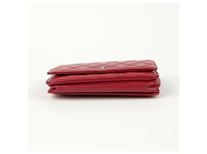 Chanel Borsa a tracolla Classic Woc Rosso - vista 7