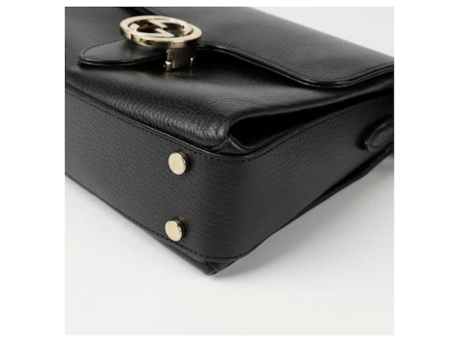 Gucci Borsa Tote a mano e a tracolla Interlocking Nero - vista 9