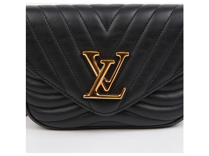 Louis Vuitton Borsa a tracolla Multi Pochette New Wave Nero - vista 2