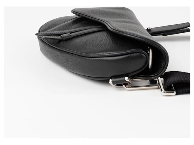 Dior Borsa a Tracolla Mini Saddle Nero - vista 6