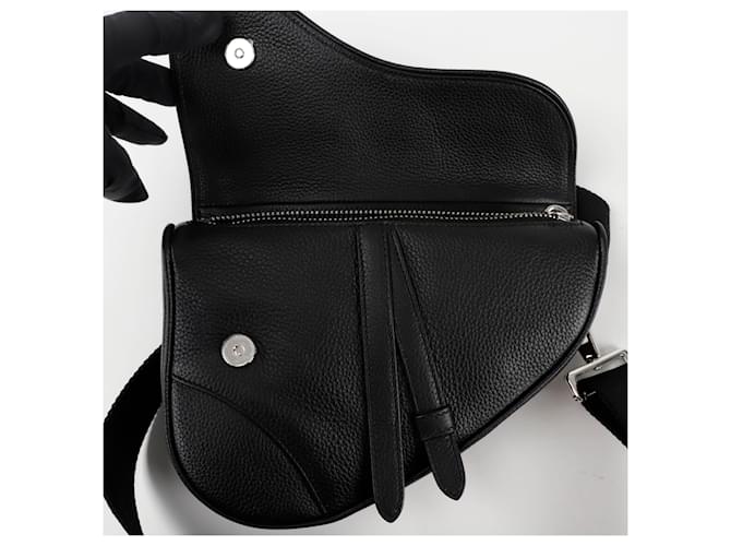 Dior Borsa a Tracolla Mini Saddle Nero - vista 7