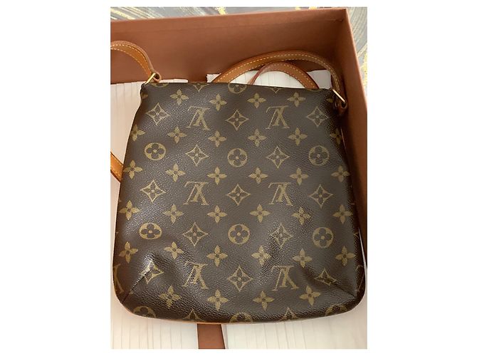 Salsa Borsa a tracolla Louis Vuitton Monogram Canvas Marrone - vista 11